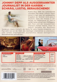 Rum Diary - Atemberaubend. Hochprozentig. Wahnsinnig. - (Vermietrecht) - Einzel-DVD - Neu & OVP